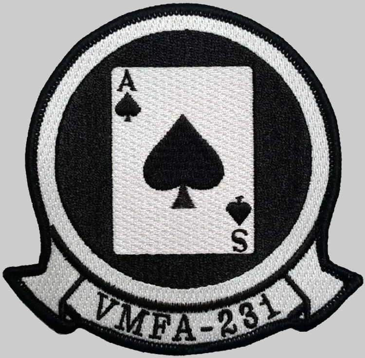 vmfa-231 ace of spades insignia crest patch badge marine fighter attack squadron f-35b lightning ii 02x