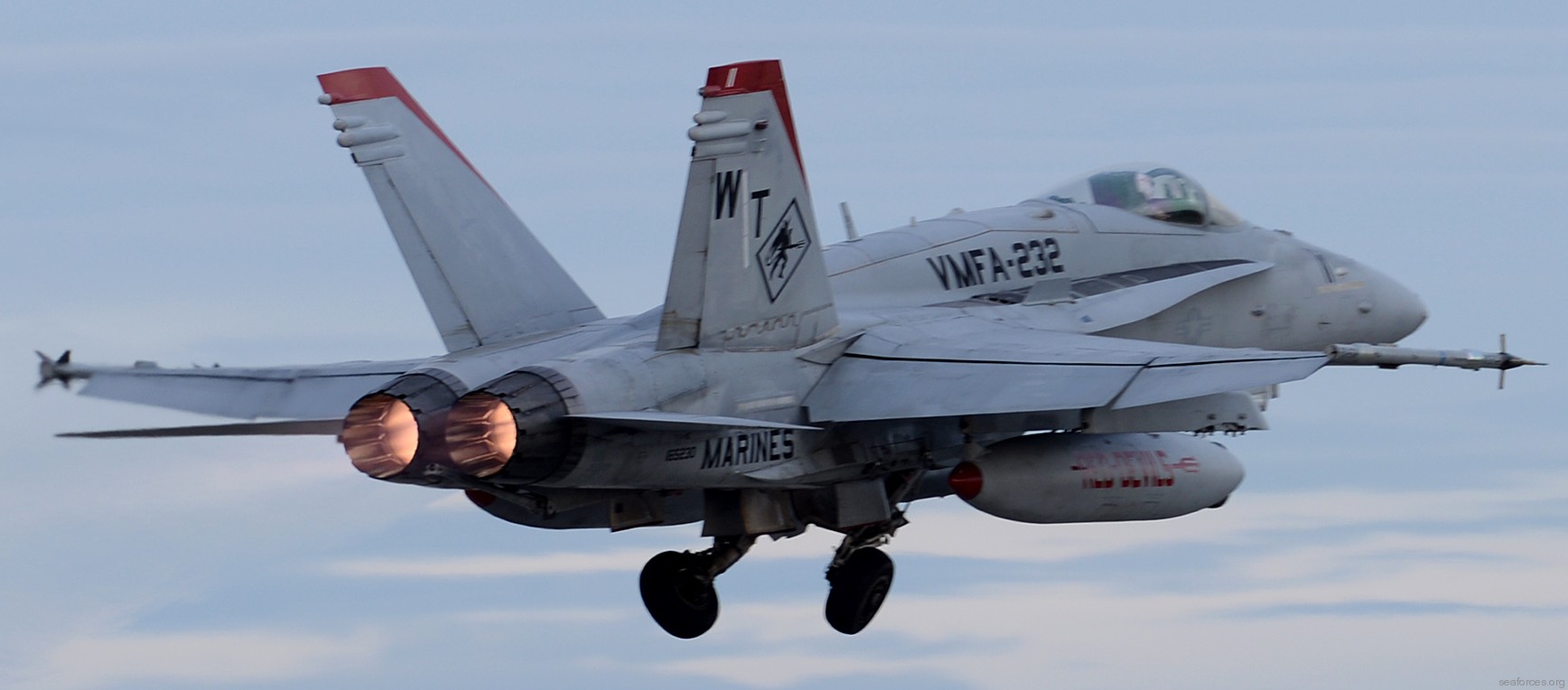 vmfa-232 red devils marine fighter attack squadron usmc f/a-18c hornet 115 eielson air force base afb alaska