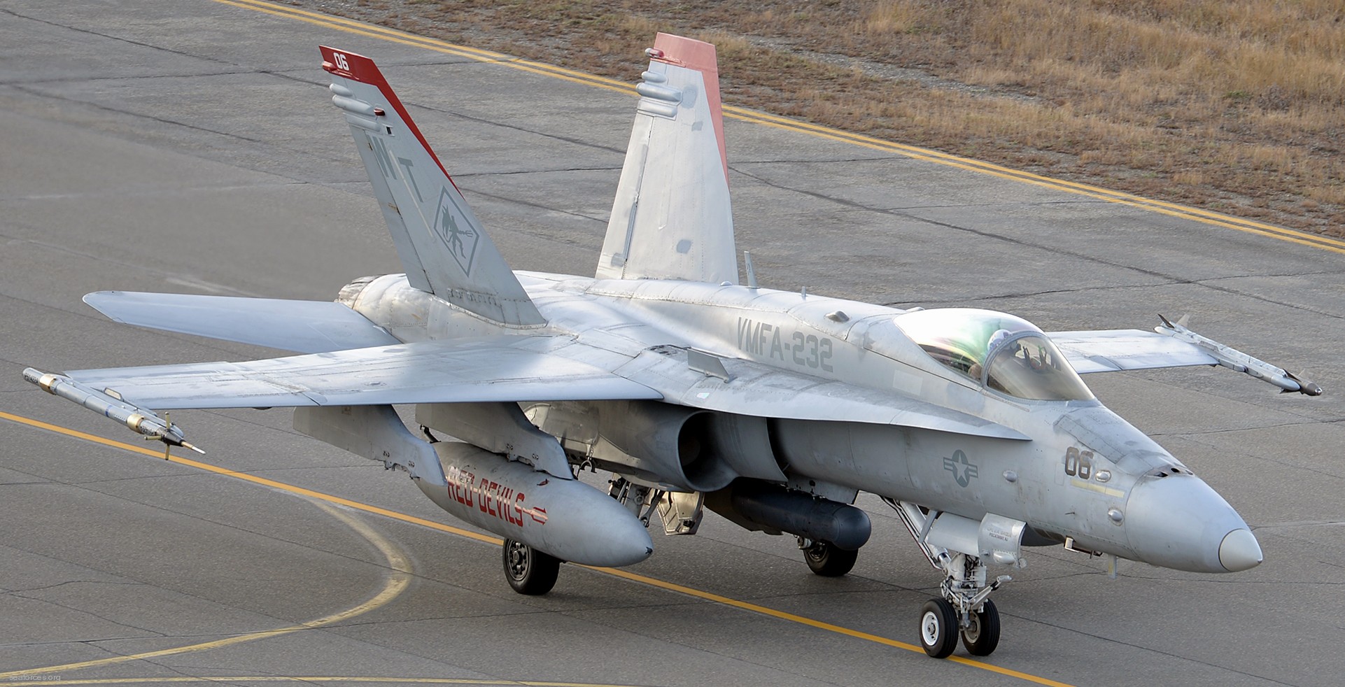 vmfa-232 red devils marine fighter attack squadron usmc f/a-18c hornet 118 exercise red flag alaska 2016