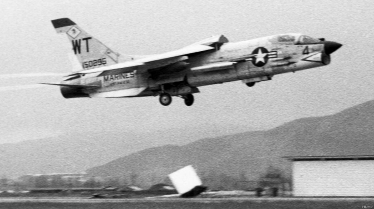 vmf(aw)-232 red devils marine all weather fighter squadron usmc f-8e crusader 185 vietnam war