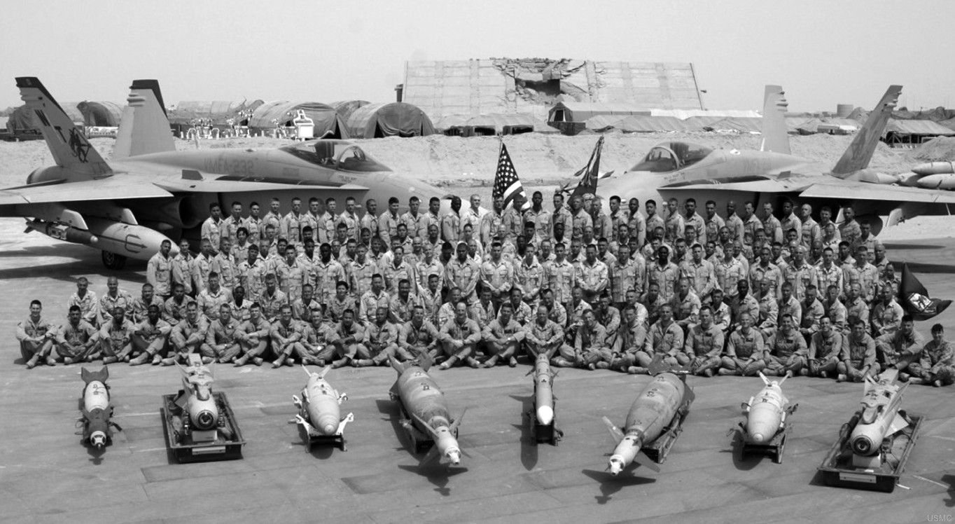 vmfa-232 red devils marine fighter attack squadron usmc f/a-18c hornet 197 al jaber air base kuwait