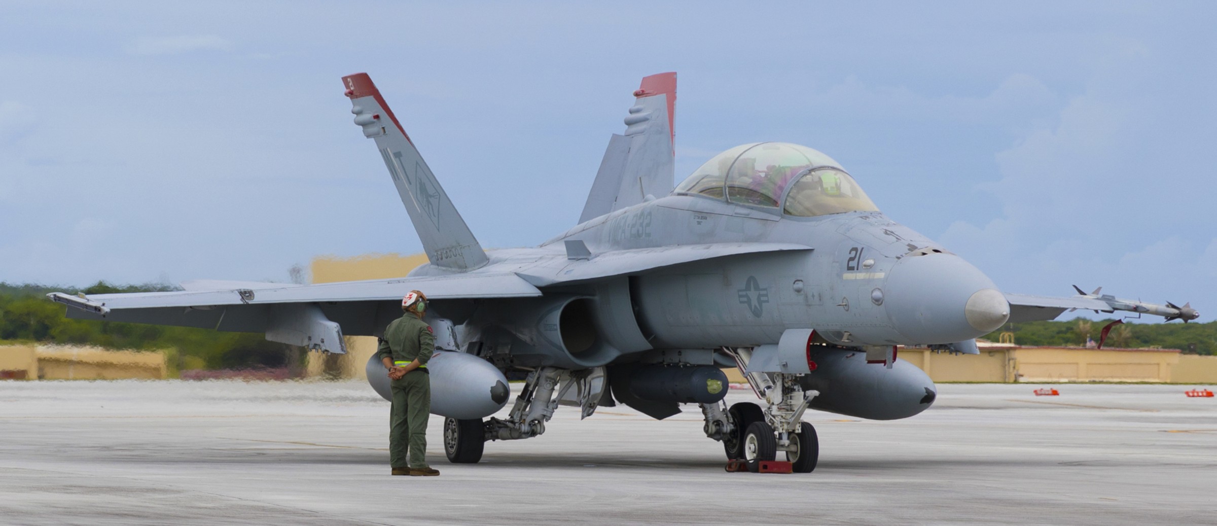 vmfa-232 red devils marine fighter attack squadron usmc f/a-18d hornet 220 andersen air force base guam