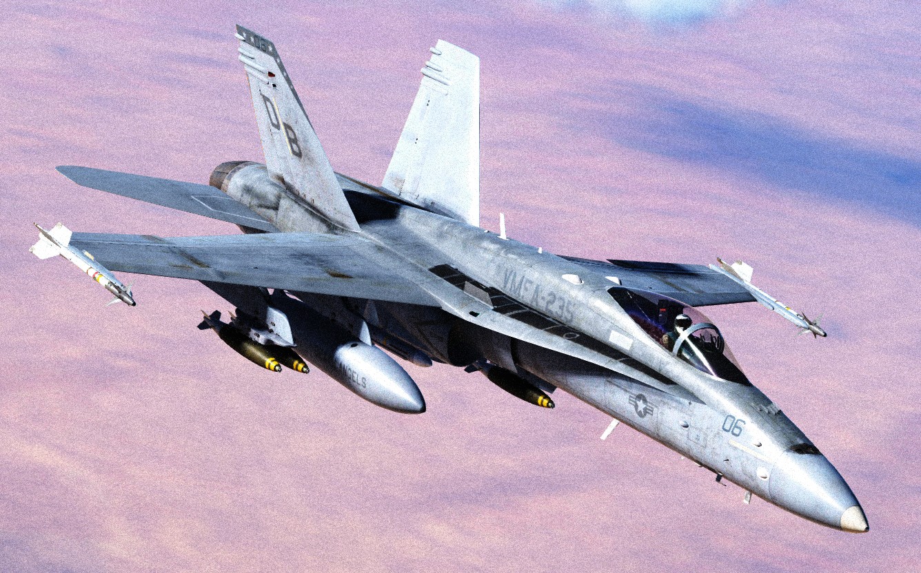 vmfa-235 death angels marine fighter attack squadron usmc f/a-18c hornet operation desert storm 1992 14