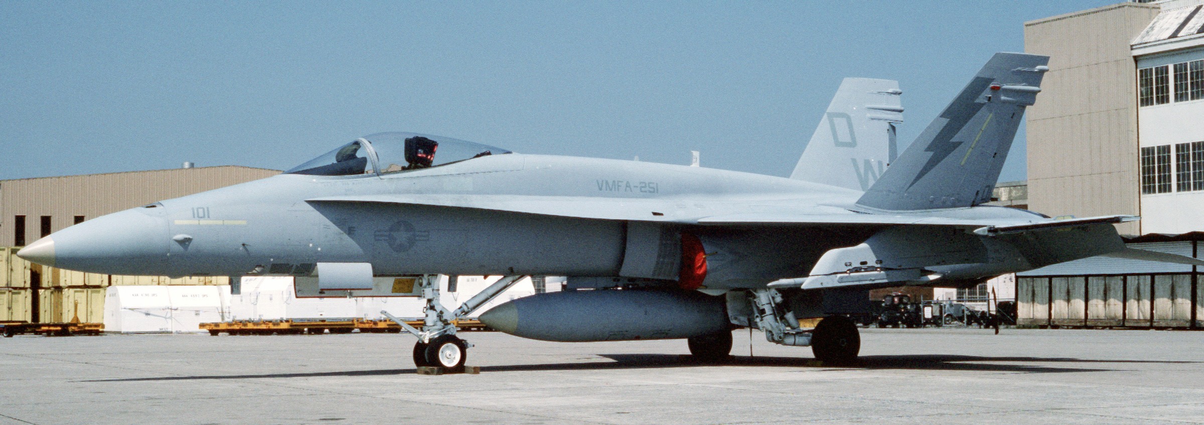 vmfa-251 thunderbolts marine fighter attack squadron f/a-18a hornet 53