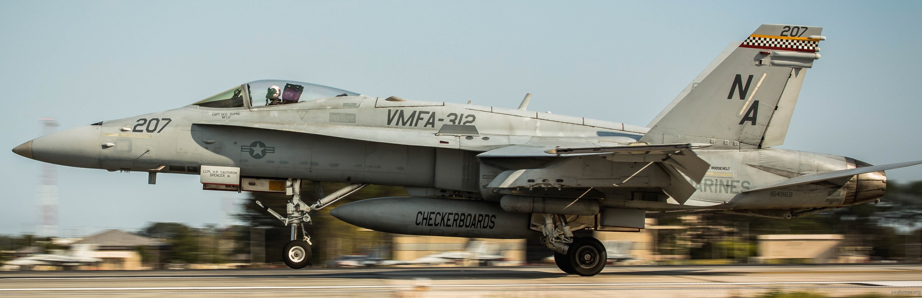 vmfa-312 checkerboards marine fighter attack squadron usmc f/a-18c hornet mcas beaufort south carolina 63