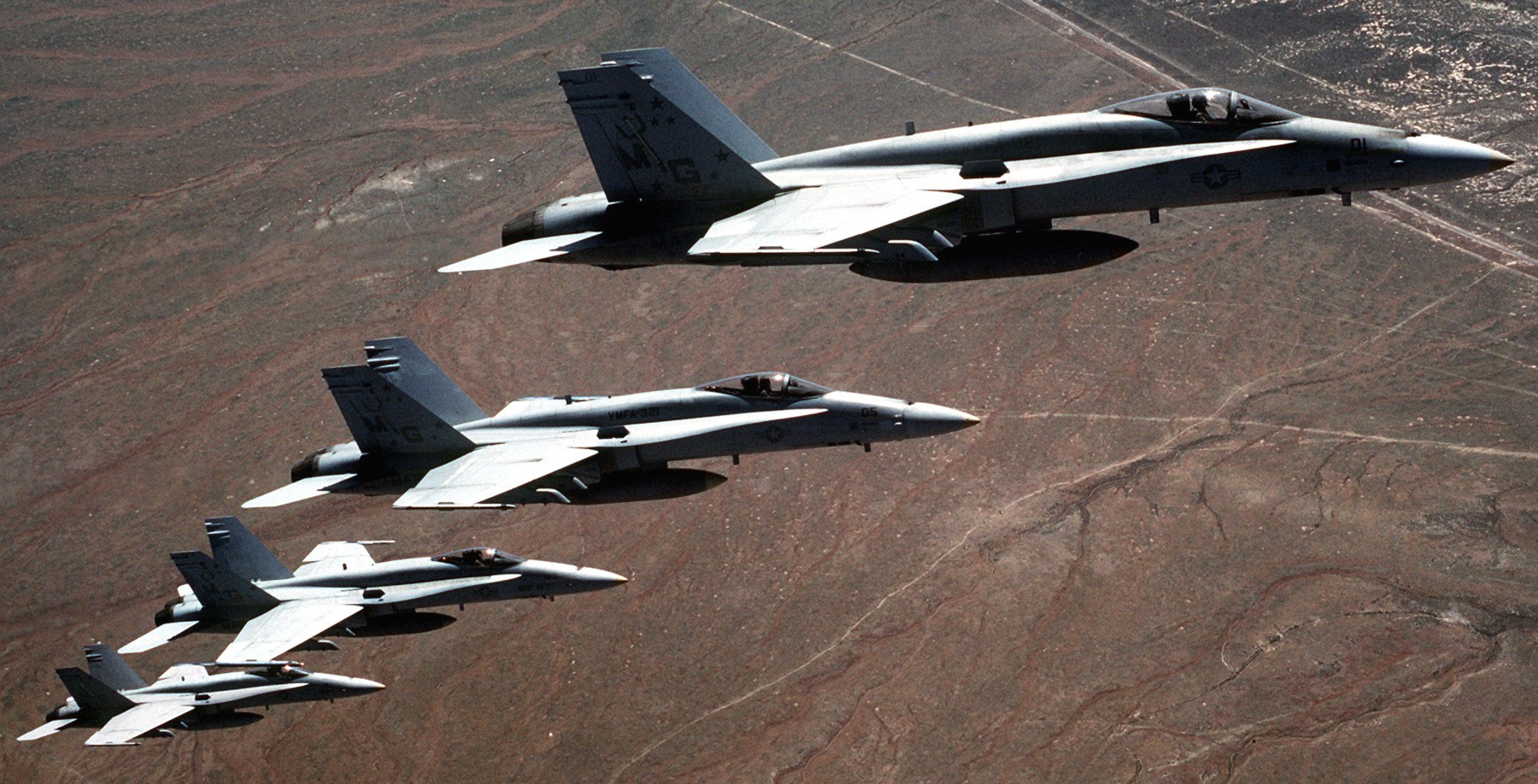 vmfa-321 hell's angels marine fighter attack squadron usmc f/a-18a hornet 36 nas fallon nevada