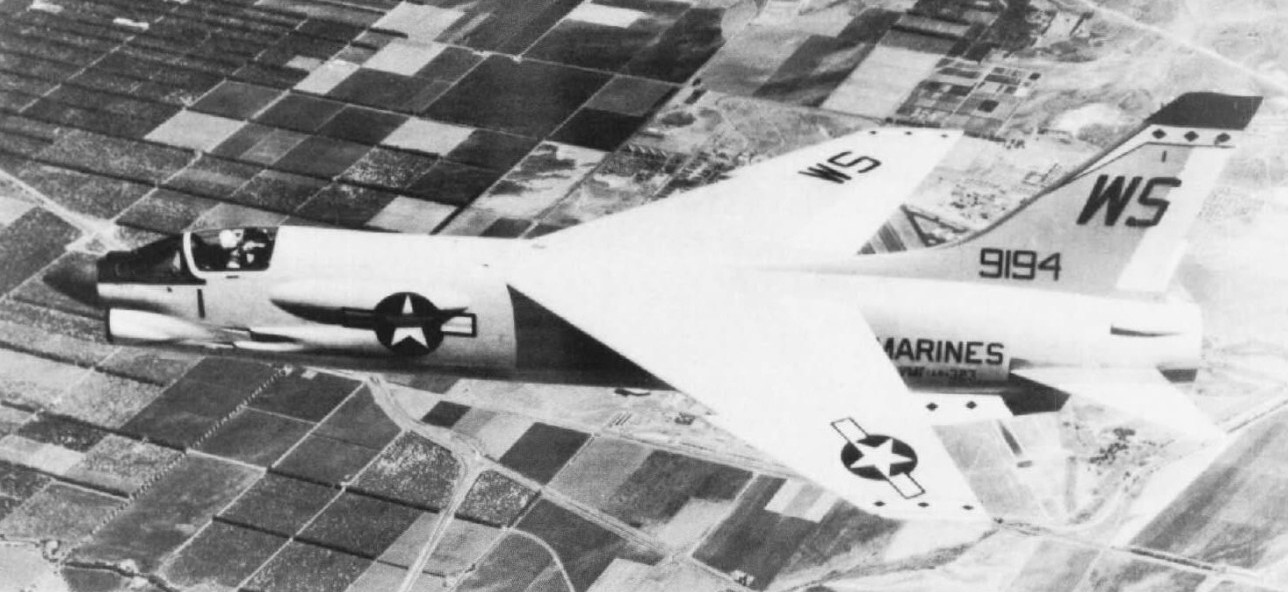 vmf(aw)-323 death rattlers marine fighter squadron usmc f8u-2 crusader mcas el toro california 12