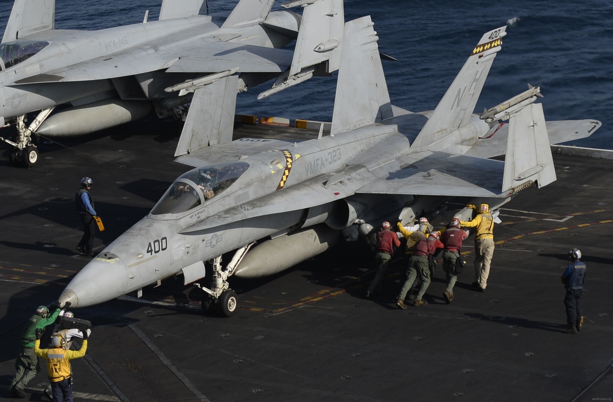 vmfa-323 death rattlers marine fighter attack squadron f/a-18c hornet cvw-11 uss nimitz cvn-68 15