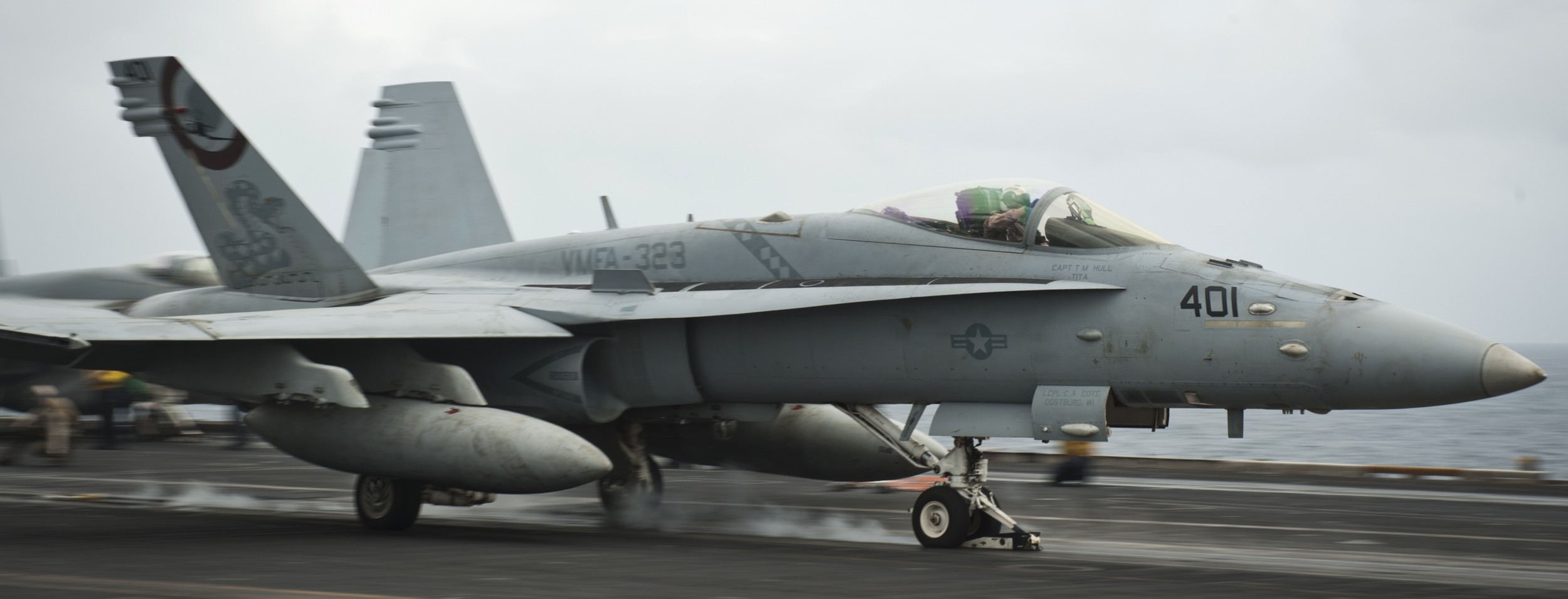 vmfa-323 death rattlers marine fighter attack squadron f/a-18c hornet cvw-11 uss nimitz cvn-68 48