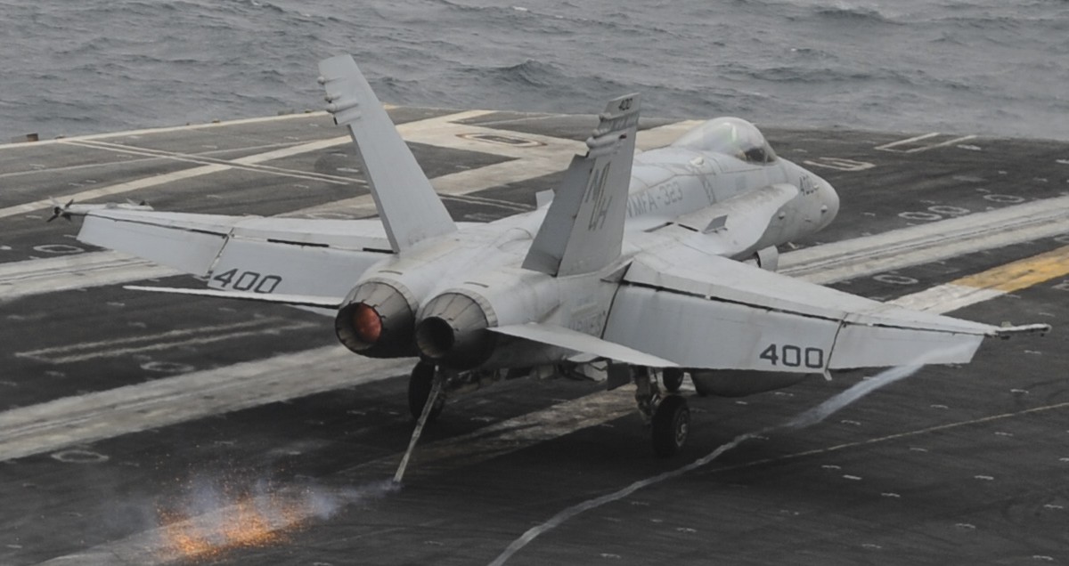 vmfa-323 death rattlers marine fighter attack squadron f/a-18c hornet cvw-11 uss nimitz cvn-68 59