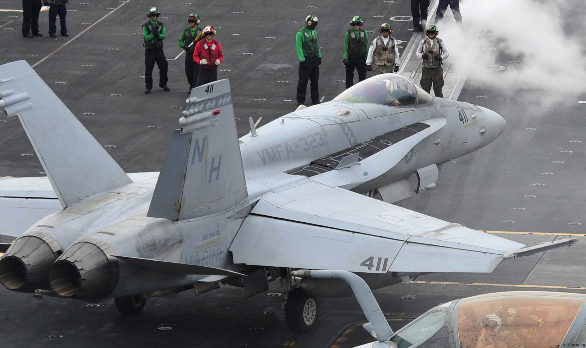 vmfa-323 death rattlers marine fighter attack squadron f/a-18c hornet cvw-11 uss nimitz cvn-68 68