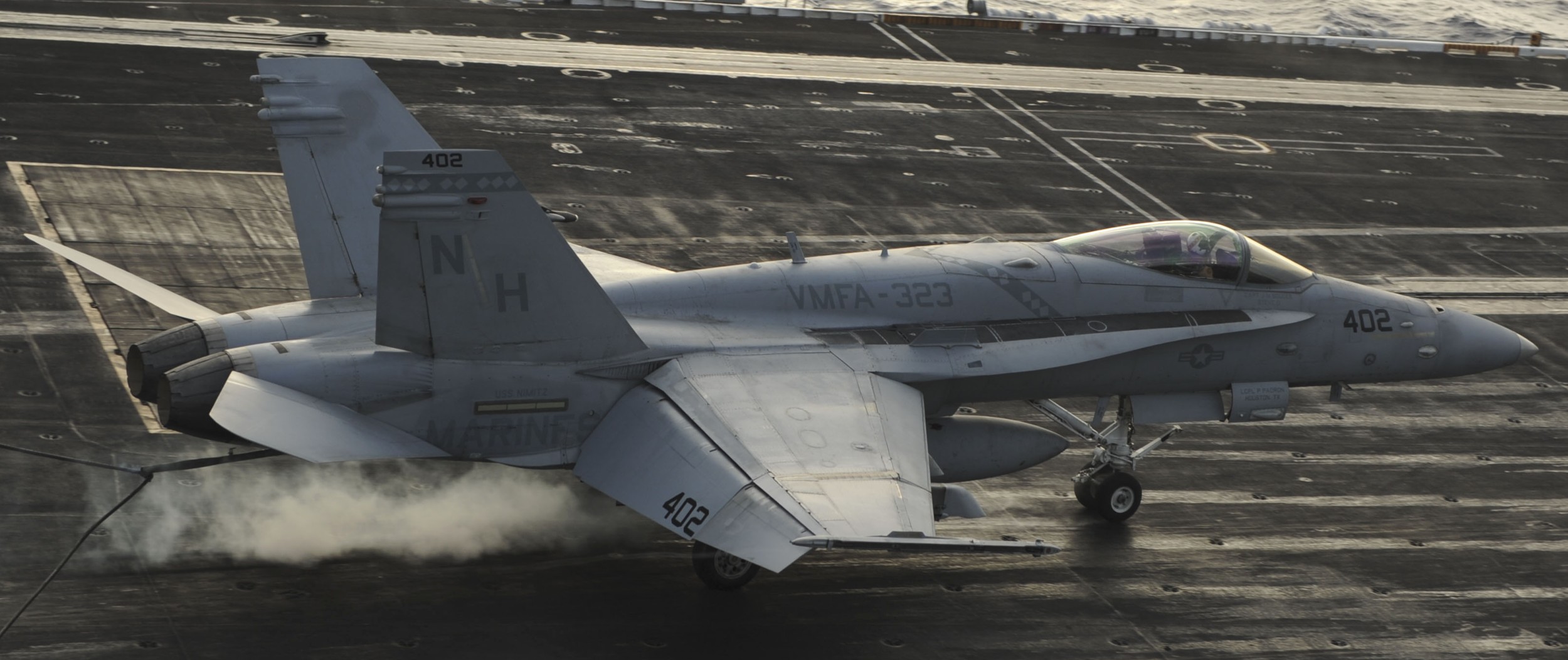 vmfa-323 death rattlers marine fighter attack squadron f/a-18c hornet cvw-11 uss nimitz cvn-68 72