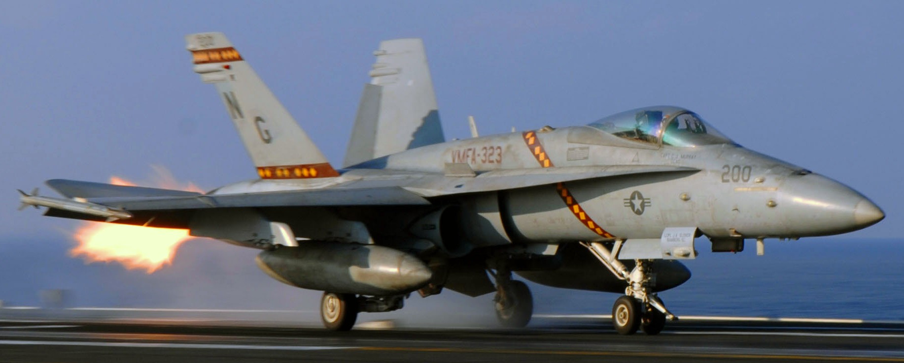 vmfa-323 death rattlers marine fighter attack squadron f/a-18c hornet cvw-9 uss john c. stennis cvn-74 95