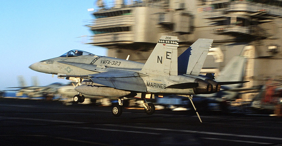 vmfa-323 death rattlers marine fighter attack squadron f/a-18c hornet cvw-2 uss constellation cv-64  99