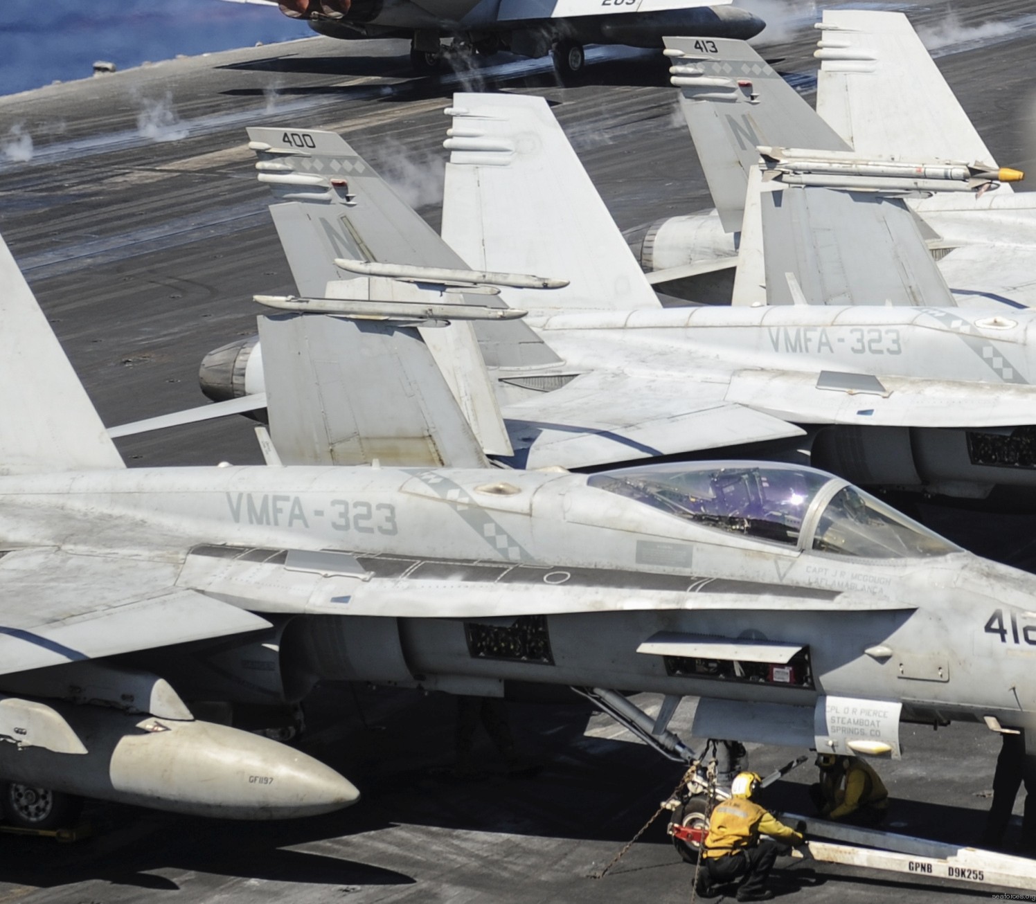 vmfa-323 death rattlers marine fighter attack squadron f/a-18c hornet cvw-11 uss nimitz cvn-68 109