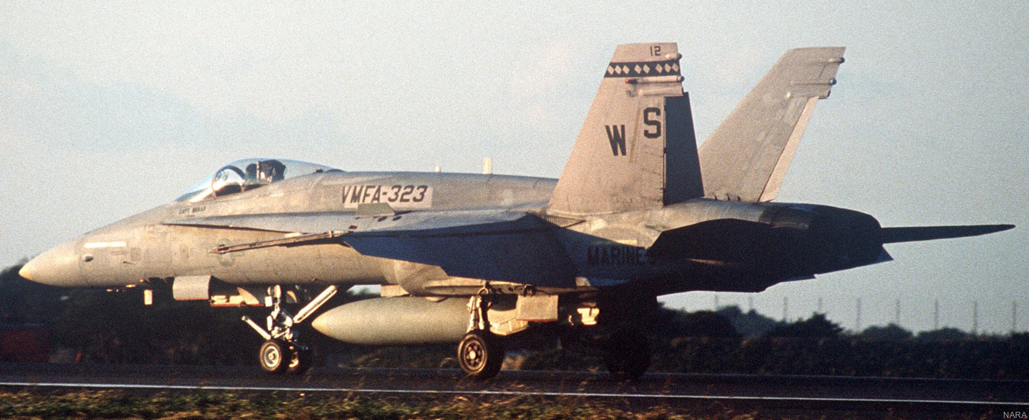 vmfa-323 death rattlers marine fighter attack squadron f/a-18a hornet 122 exercise cope north japan