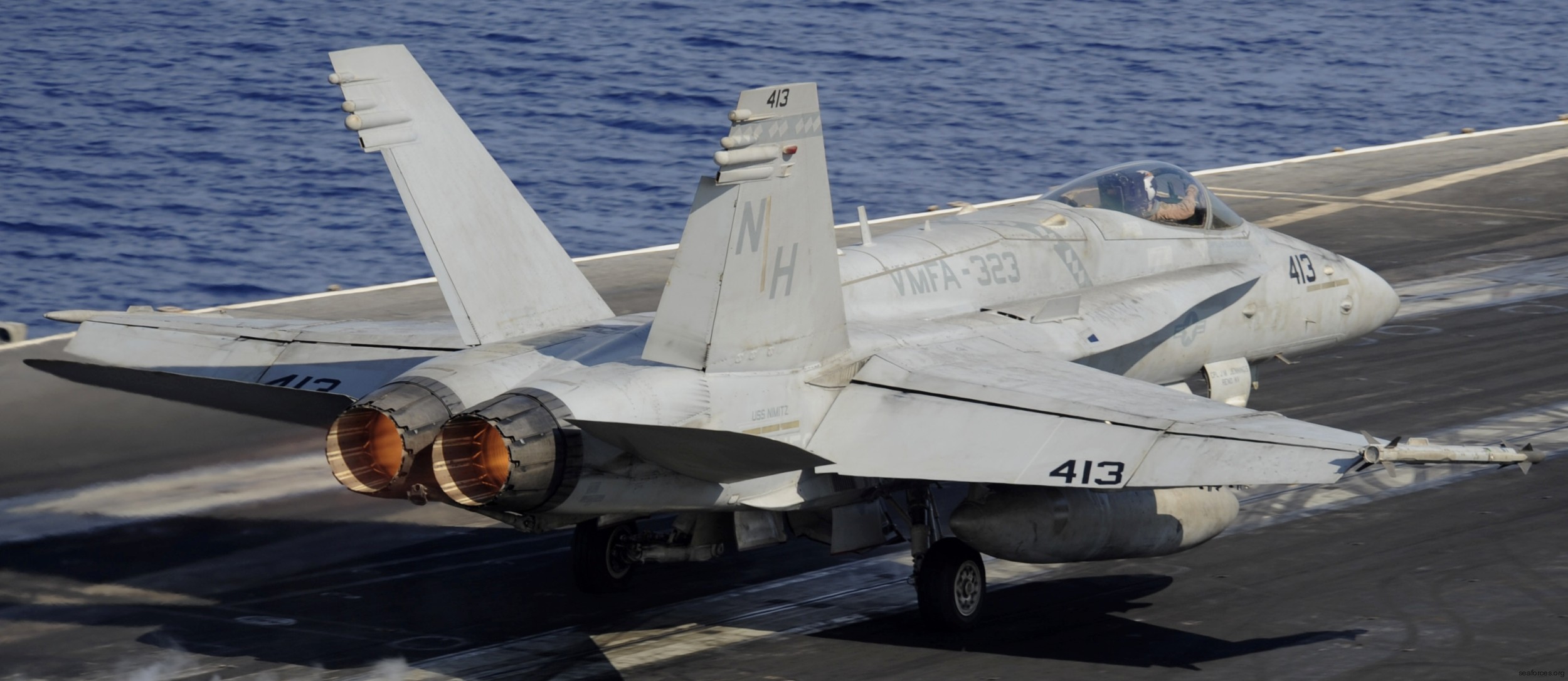 vmfa-323 death rattlers marine fighter attack squadron f/a-18c hornet cvw-11 uss nimitz cvn-68 151