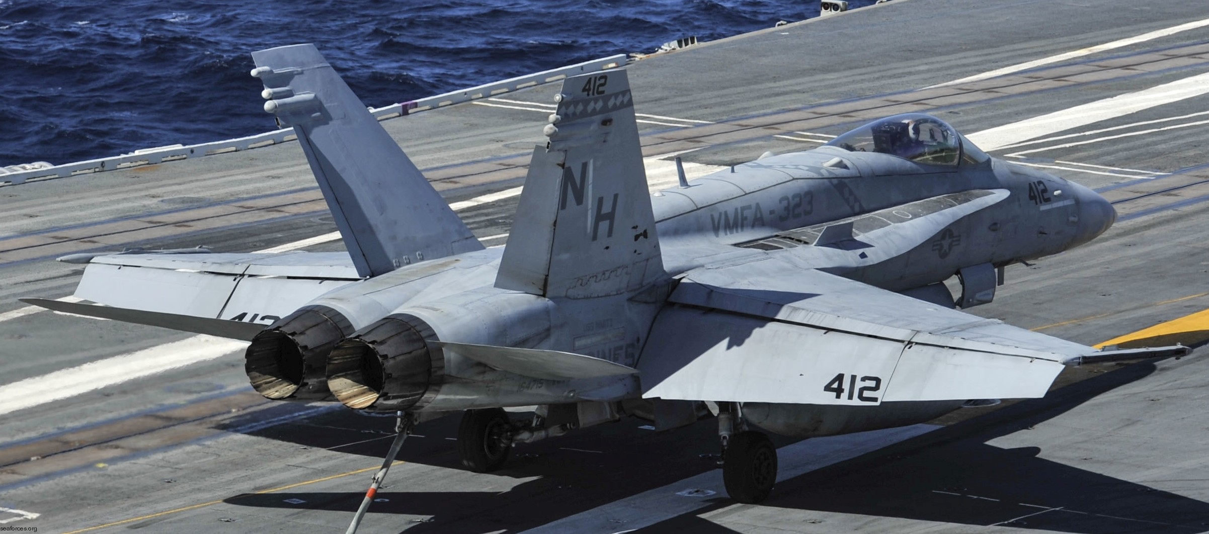 vmfa-323 death rattlers marine fighter attack squadron f/a-18c hornet cvw-11 uss nimitz cvn-68 164