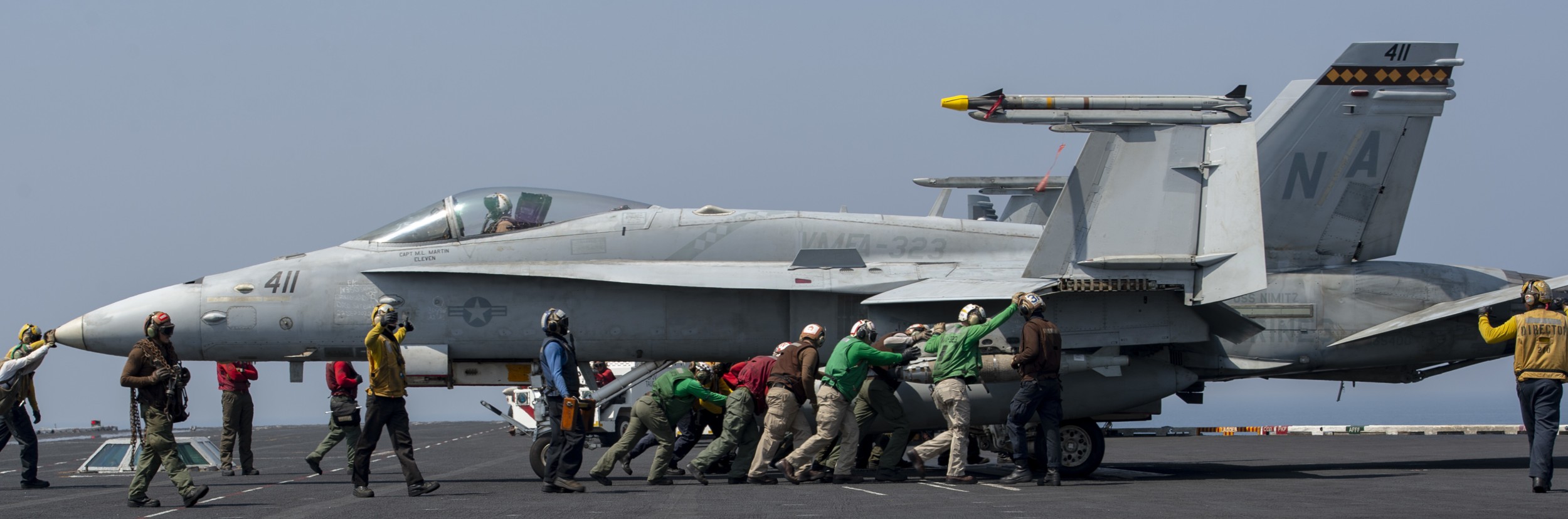 vmfa-323 death rattlers marine fighter attack squadron f/a-18c hornet cvw-17 uss nimitz cvn-68 197