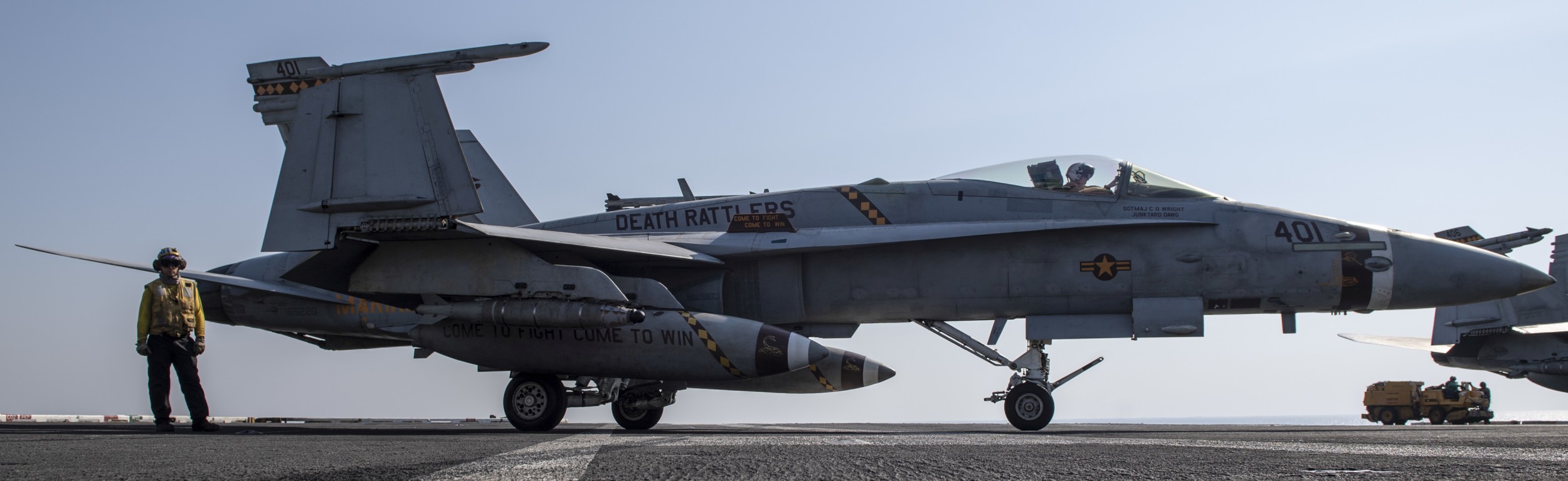 vmfa-323 death rattlers marine fighter attack squadron f/a-18c hornet cvw-17 uss nimitz cvn-68 203