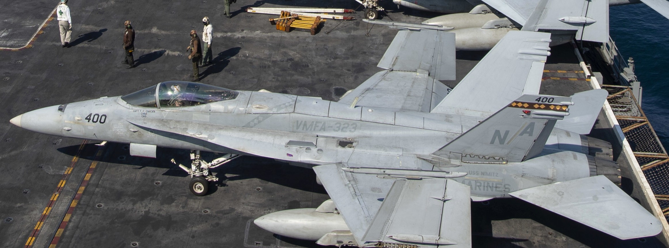 vmfa-323 death rattlers marine fighter attack squadron f/a-18c hornet cvw-17 uss nimitz cvn-68 218