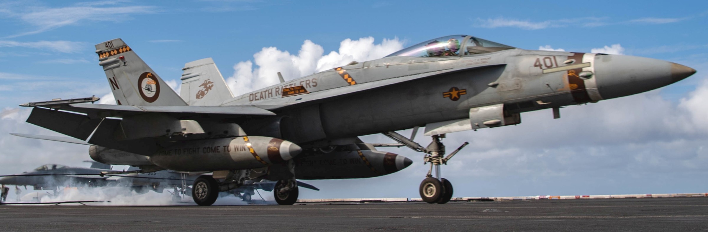 vmfa-323 death rattlers marine fighter attack squadron f/a-18c hornet cvw-17 uss nimitz cvn-68 220