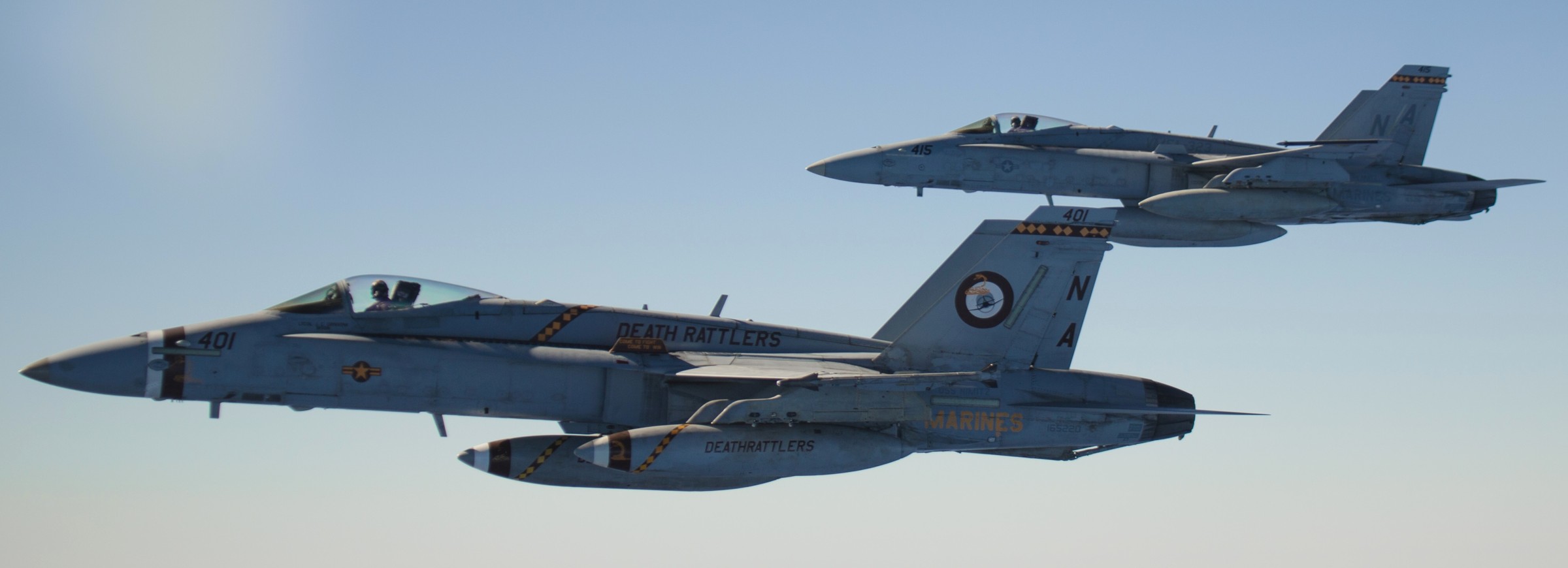 vmfa-323 death rattlers marine fighter attack squadron usmc f/a-18c hornet 228