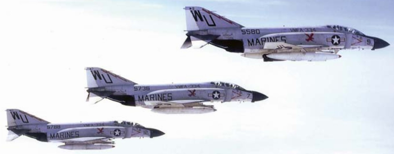 vmfa-334 falcons marine fighter attack squadron usmc f-4j phantom ii vietnam war 07
