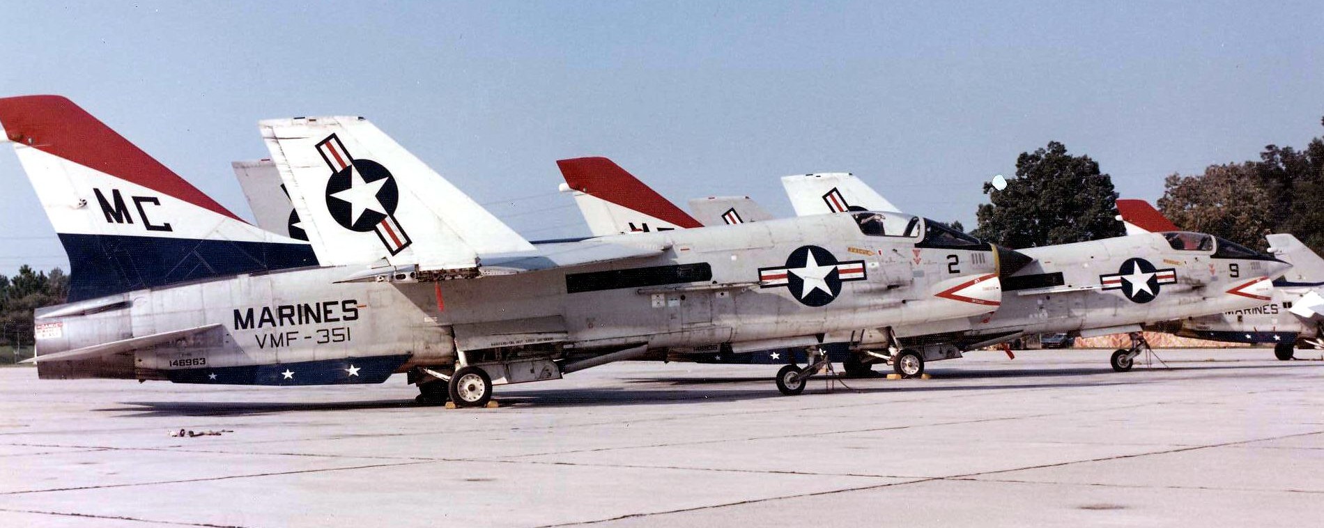 vmf-351 marine fighter squadron usmc vought f-8k crusader nas atlanta georgia reserve 02