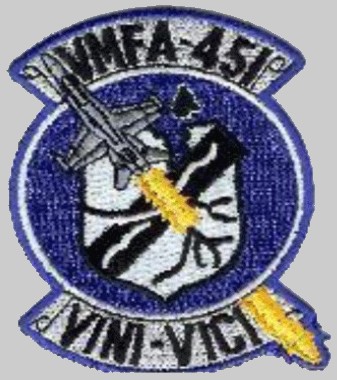 vmfa-451 warlords insignia crest patch badge marine fighter attack squadron 02x