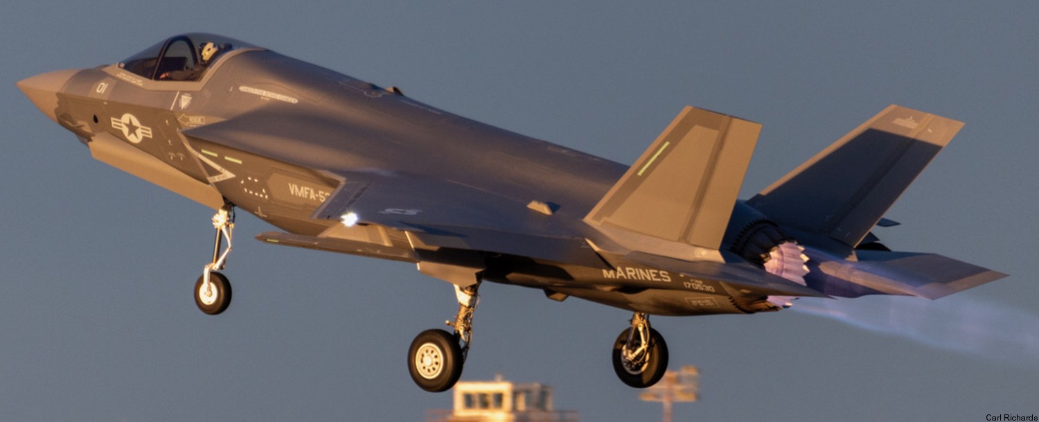 海兵隊　VMFA-533 F-35 Hawks VMFA-533 Hawks Marine Fighter Attack Squadron F-35B