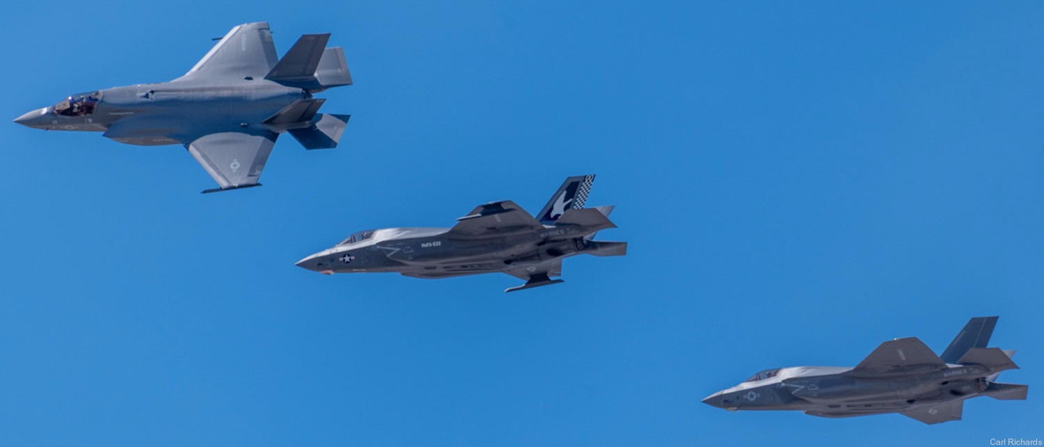 海兵隊　VMFA-533 F-35 Hawks VMFA-533 Hawks Marine Fighter Attack Squadron F-35B
