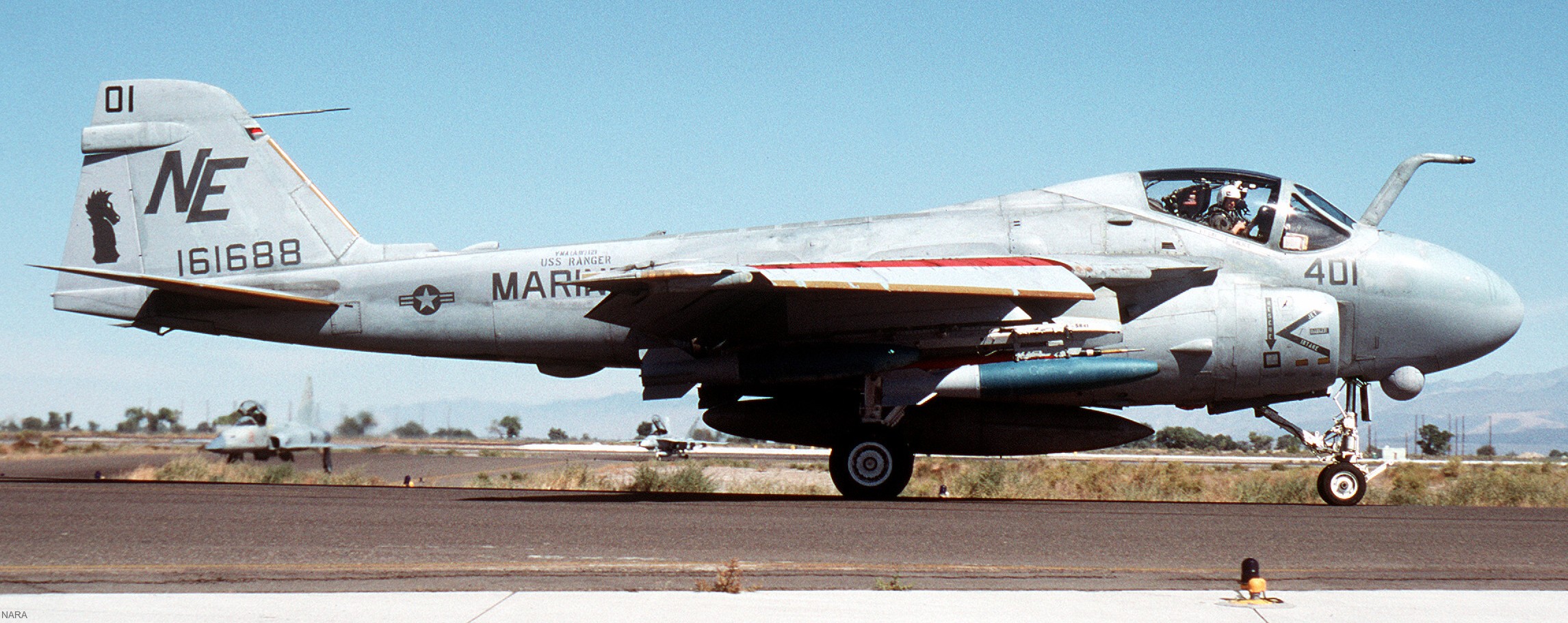 vma(aw)-121 green knights marine attack squadron a-6e intruder 02 nas fallon nevada