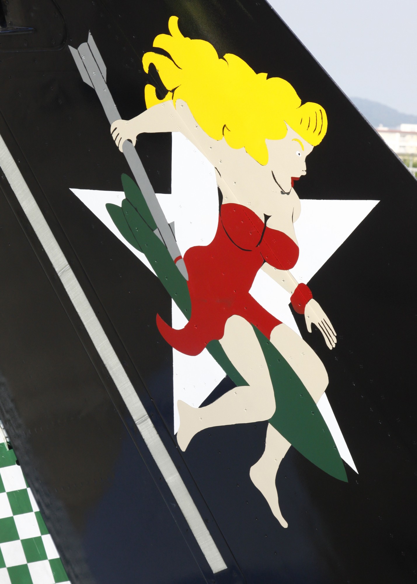 vmfa(aw)-121 green knights marine fighter attack squadron f/a-18d hornet 32 artwork tail