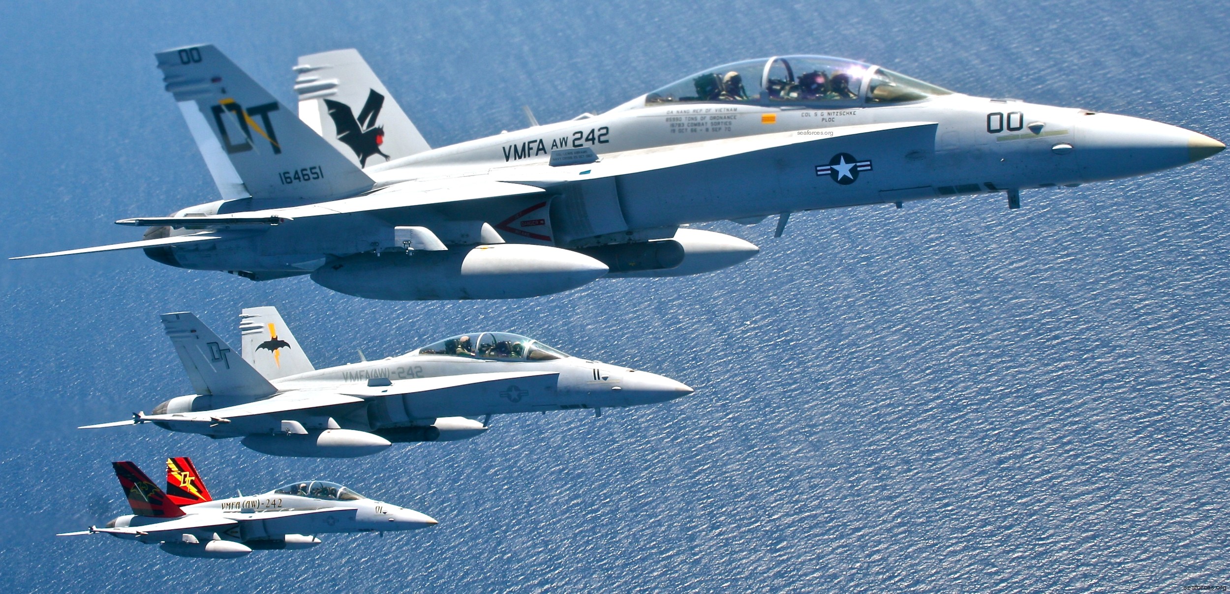 vmfa(aw)-242 bats marine all-weather fighter attack squadron usmc f/a-18d hornet 18