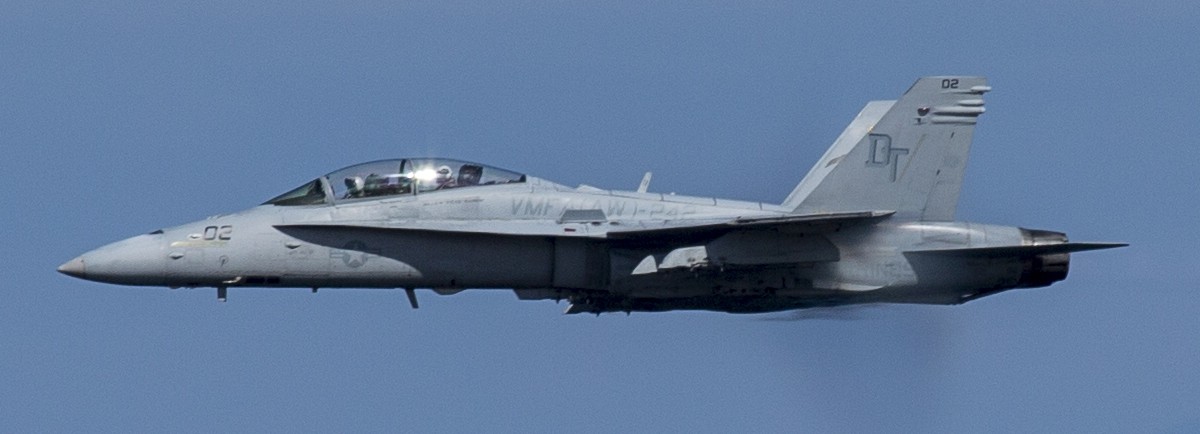 vmfa(aw)-242 bats marine all-weather fighter attack squadron usmc f/a-18d hornet 74