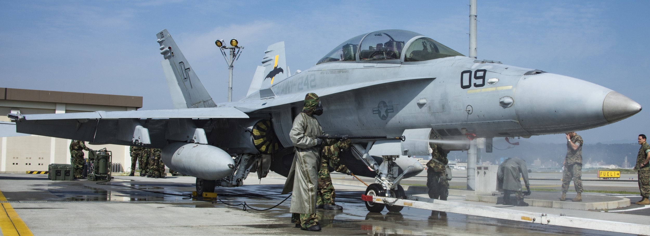 vmfa(aw)-242 bats marine all-weather fighter attack squadron usmc f/a-18d hornet 77