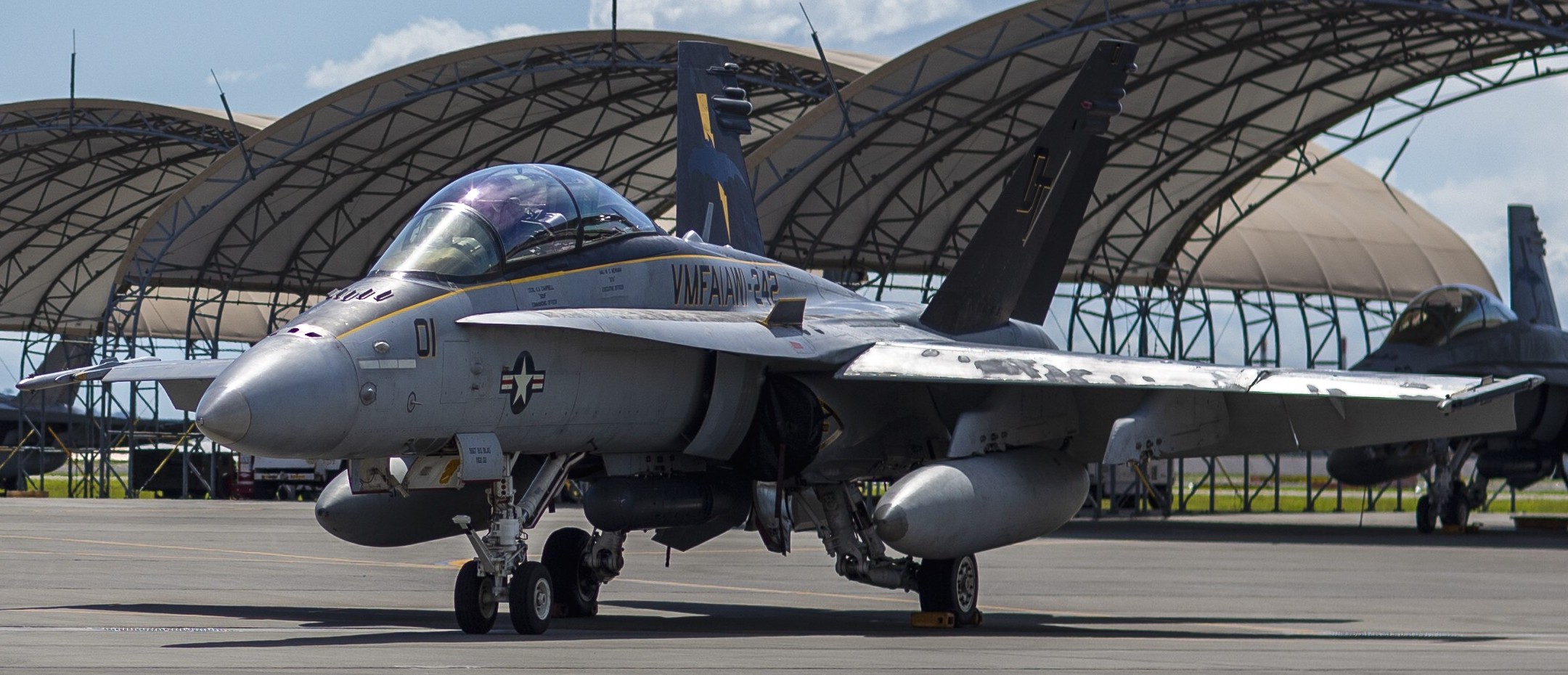 vmfa(aw)-242 bats marine all-weather fighter attack squadron usmc f/a-18d hornet 88 mcas iwakuni japan
