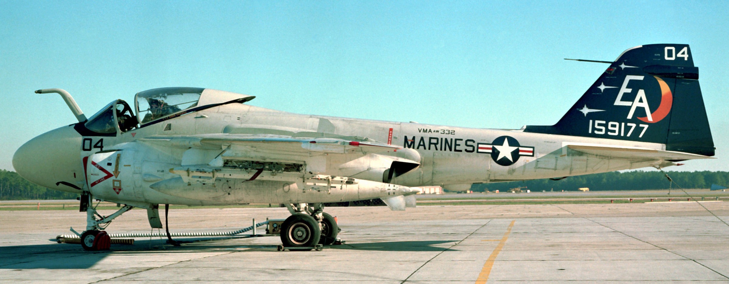vma(aw)-332 moonlighters marine fighter attack squadron a-6e intruder usmc 04 mcas cherry point north carolina