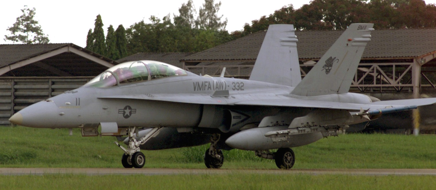 vmfa(aw)-332 moonlighters marine fighter attack squadron all-weather f/a-18d hornet 06