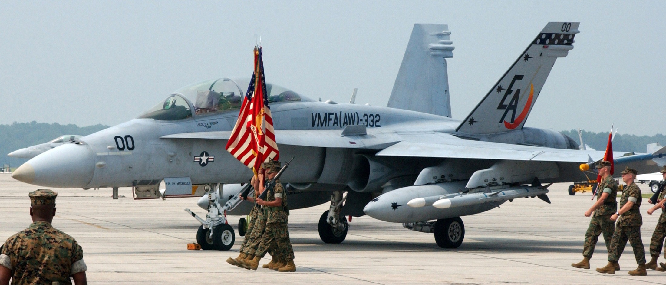 vmfa(aw)-332 moonlighters marine fighter attack squadron all-weather f/a-18d hornet 15 mcas beaufort