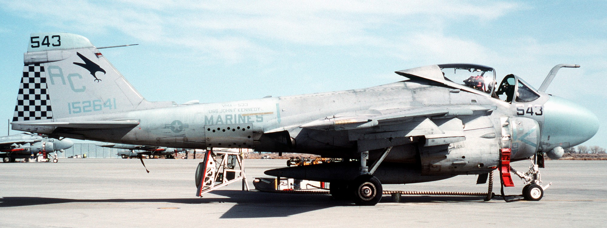 vma(aw)-533 hawks marine attack squadron all weather usmc a-6e intruder 10 nas fallon nevada