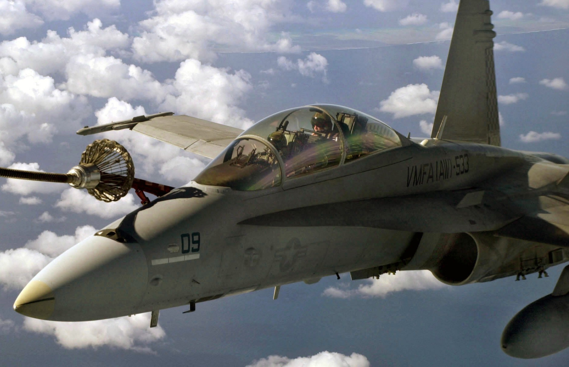 vmfa(aw)-533 hawks marine fighter attack squadron usmc f/a-18d hornet 02 exercise tandem thrust australia