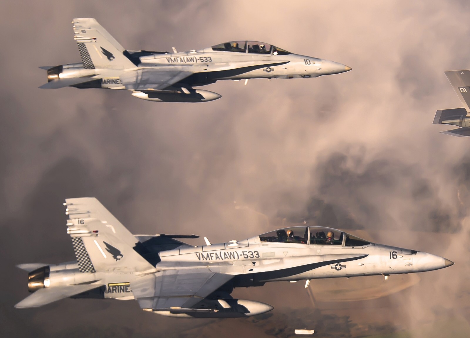 vmfa(aw)-533 hawks marine fighter attack squadron usmc f/a-18d hornet 16 eglin afb florida