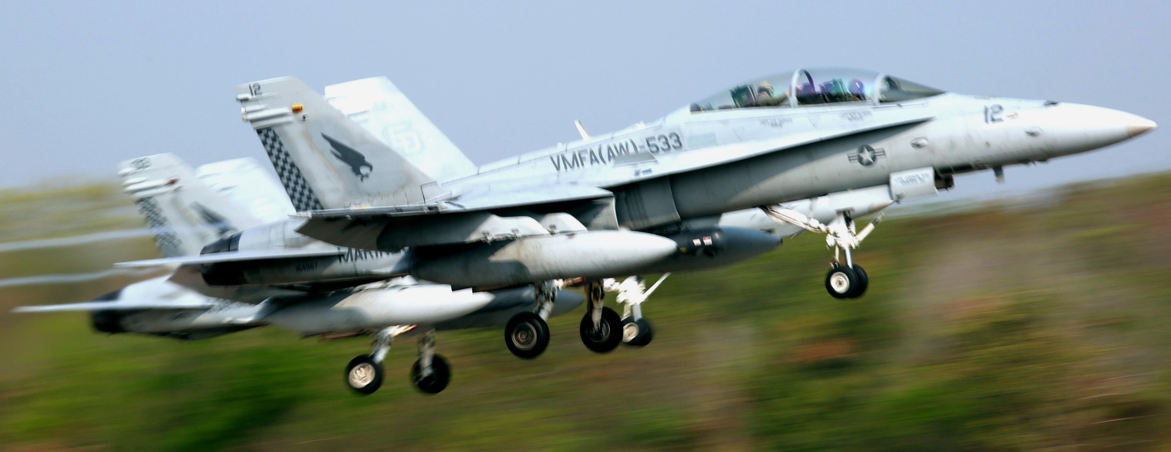 vmfa(aw)-533 hawks marine fighter attack squadron usmc f/a-18d hornet 29 exercise cobra gold