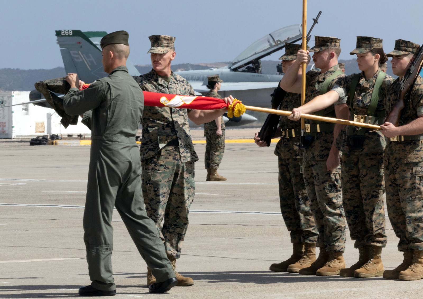vmfat-101 sharpshooters marine fighter attack training squadron deactivation ceremony mcas miramar 2023 128