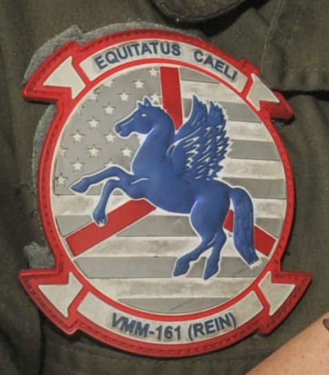 vmm-161 greyhawks patch crest insignia badge marine medium tiltrotor squadron usmc 04p
