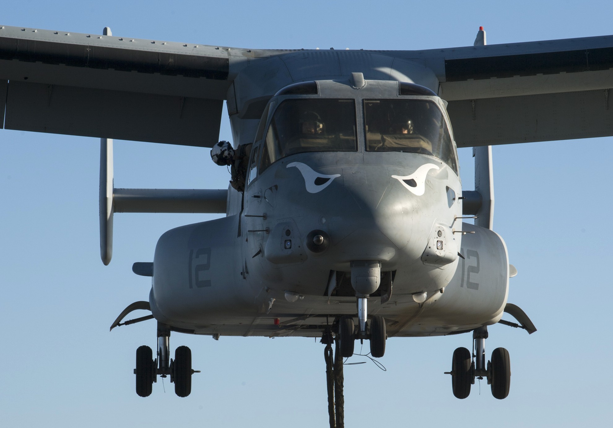 vmm-163 evil eyes mv-22b osprey uss makin island lhd-8 2014 11