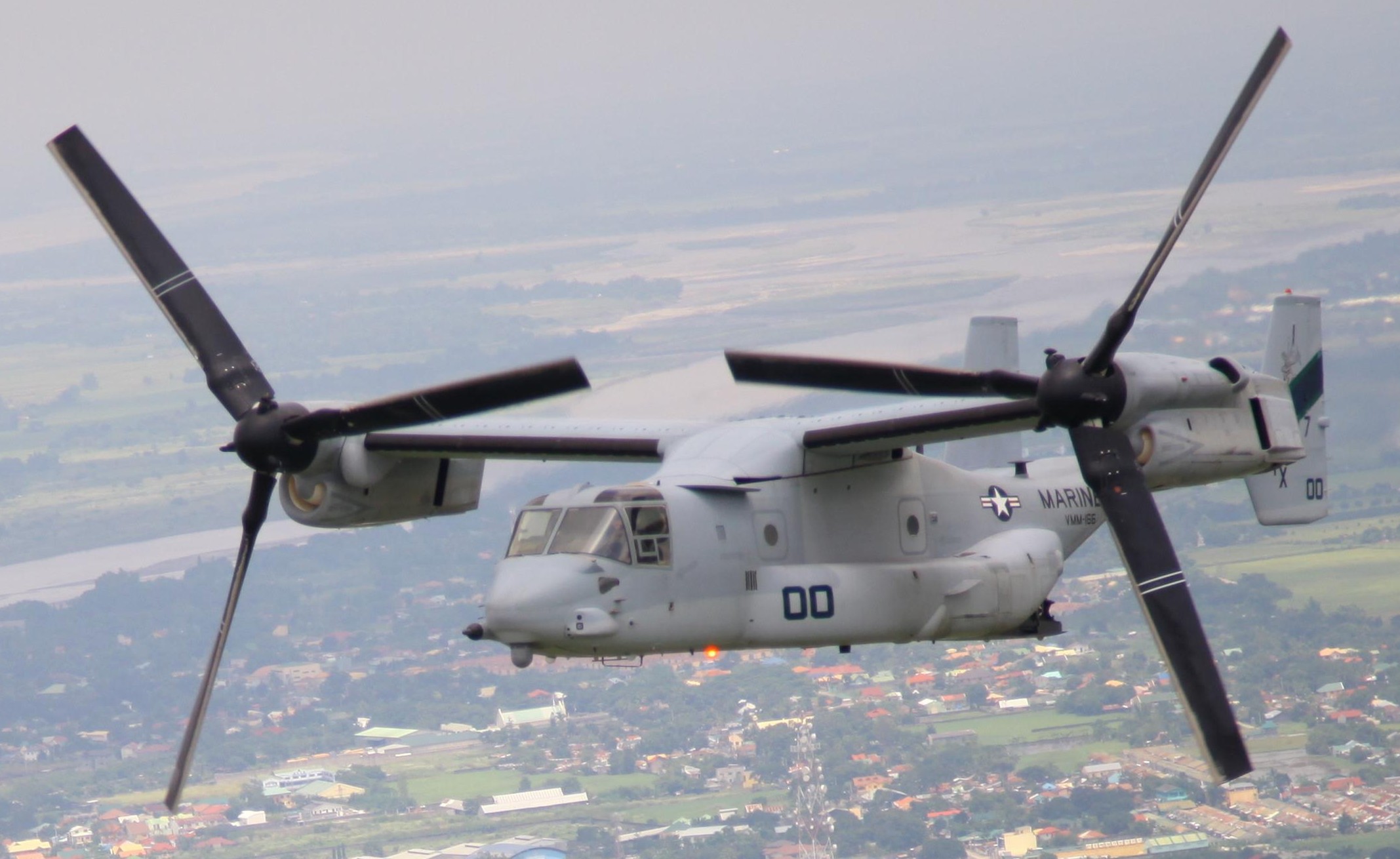 vmm-166 sea elk mv-22b osprey philippines 2013 27