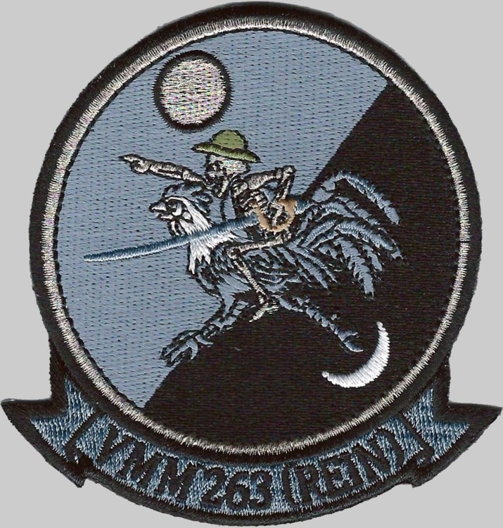 vmm-263 thunder chickens patch insignia crest badge mv-22b osprey 02